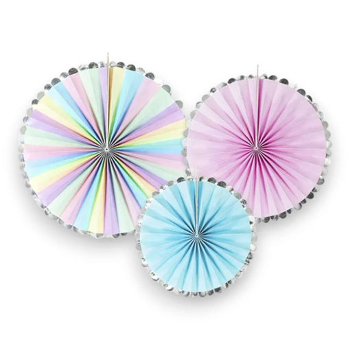 Picture of UNICORN DECORATIVE ROSETTES - 3 PACK